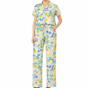 NEW Rose & Olive Straight Leg Pants Size M Multicolor Tropical TOP AVAILABLE!!!